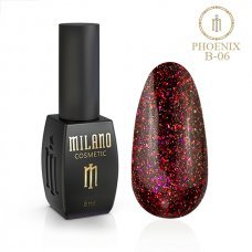 Гель-лак Milano 8ml PHOENIX(Феникс) № B-06